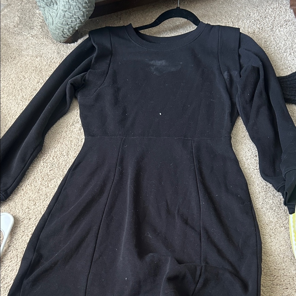 H&M Classic Black Long Sleeve Dress